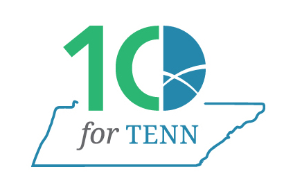 10 for Tennessee Logo